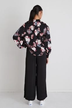 Embrace Pink Vintage Floral Shirred Neck Top 13 Embrace Pink Vintage Floral Shirred Neck Top -Fashion Clothing Store 04175C6A 16BB 464A 8615 A63C28489031 1 105 c