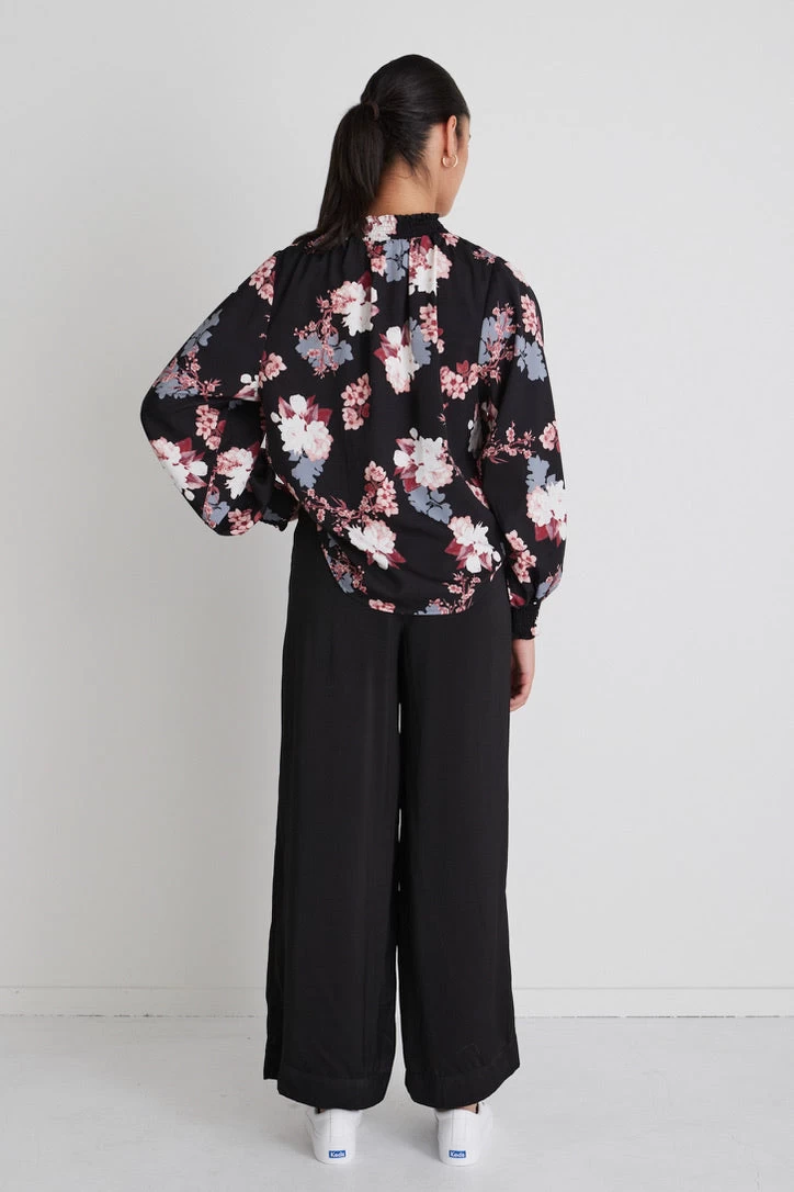 Embrace Pink Vintage Floral Shirred Neck Top 8 Embrace Pink Vintage Floral Shirred Neck Top - Image 6