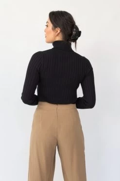 Phenomenal Black Rib Knit Turtleneck 9 Phenomenal Black Rib Knit Turtleneck -Fashion Clothing Store 0A5943EE 3002 4366 A223 BF0DCD802918 1 105 c