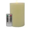 LED Battery Ivory Pillar Candle Medium 2 LED Battery Ivory Pillar Candle Medium -Fashion Clothing Store 10x15candle