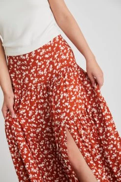 Playful Copper Ditsy Elastic Back Tiered Maxi Skirt 11 Playful Copper Ditsy Elastic Back Tiered Maxi Skirt -Fashion Clothing Store 15F0580C 9080 484B 80DB F82C06B103B7 1 105 c
