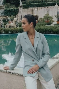 Mason Seafoam Soft Touch Blazer 12 Mason Seafoam Soft Touch Blazer -Fashion Clothing Store 17AEFE94 0539 4448 A27B 143919BFD29A 1 201 a