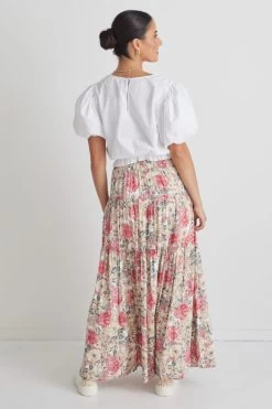 Playful Vintage Natural Floral Tiered Maxi Skirt 10 Playful Vintage Natural Floral Tiered Maxi Skirt -Fashion Clothing Store 1D6437E4 871A 4493 996C 0CDC4629E018 1 105 c