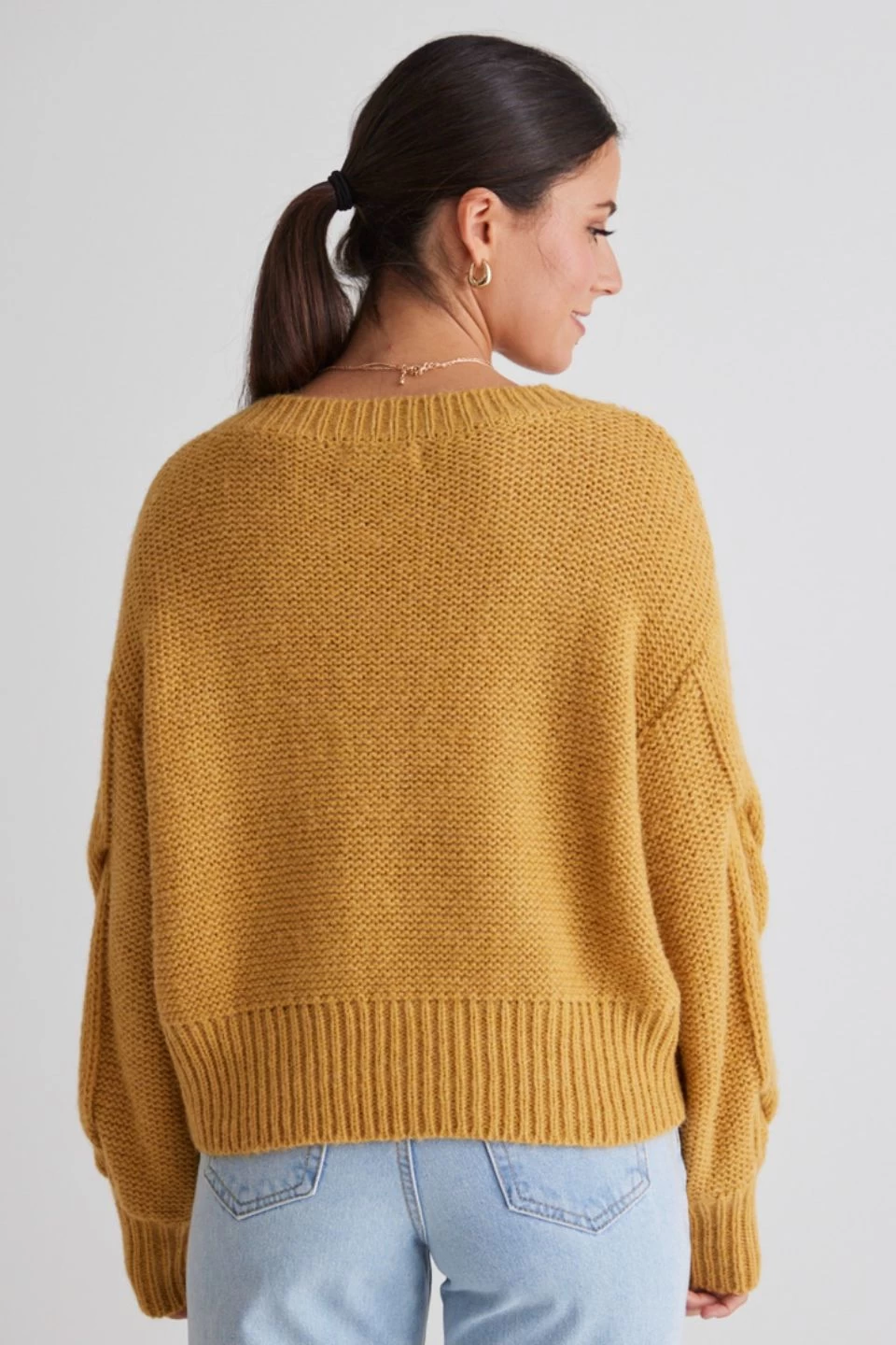 Bonny Honey Open Cable Knit Jumper 6 Bonny Honey Open Cable Knit Jumper - Image 4