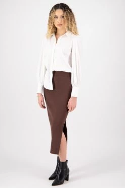 Possibility Tobacco Rib Knit Tube Skirt -Fashion Clothing Store 25FDC293 83E5 4EAD B7DB F1B17AA14932 1 105 c