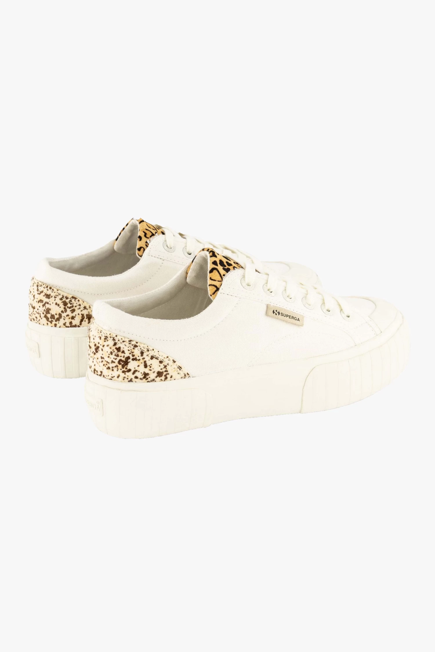 Superga 2631 Calfhair White Avorio Leopard Spot Leather Sneaker 6 Superga 2631 Calfhair White Avorio Leopard Spot Leather Sneaker - Image 4