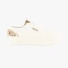 Superga 2631 Calfhair White Avorio Leopard Spot Leather Sneaker