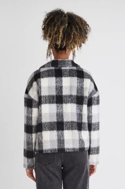 Seattle Black Check Textured Teddy Jacket 11 Seattle Black Check Textured Teddy Jacket -Fashion Clothing Store 2BFC86BF BE85 452A ABBD 22D340541E51 1 105 c