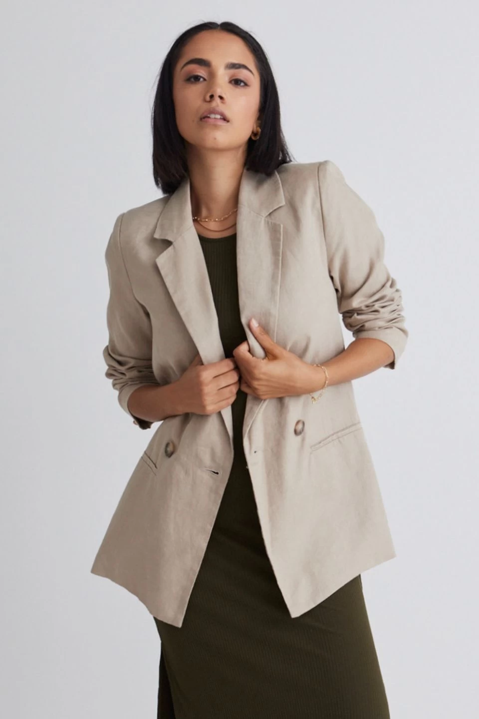 Mason Sand Linen Boyfriend Blazer 3 Mason Sand Linen Boyfriend Blazer
