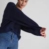 Carefree Navy Slouchy Puff Sleeve Knit 1 Carefree Navy Slouchy Puff Sleeve Knit -Fashion Clothing Store 38B357B2 73F2 42FB 9D03 BF2F6BC53835 1 105 c