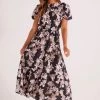 Willow Black Floral SS Midi Dress 2 Willow Black Floral SS Midi Dress -Fashion Clothing Store 395EF6F6 7315 44A8 BD06 55BEF5896690 1 105 c