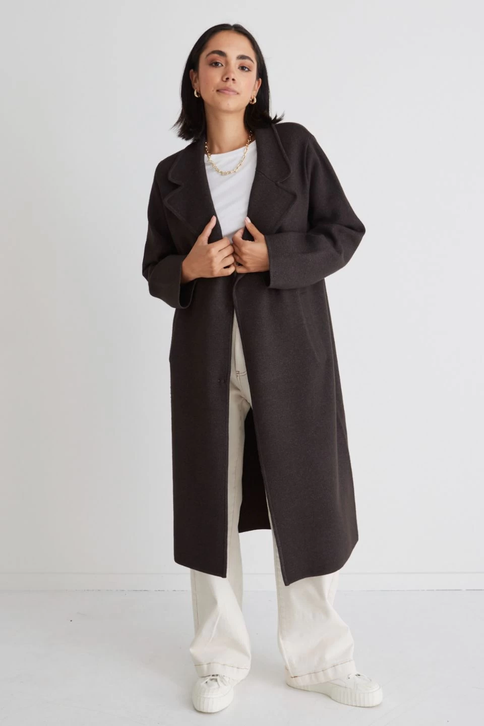 Guardian Charcoal Knit Coat 4 Guardian Charcoal Knit Coat - Image 2