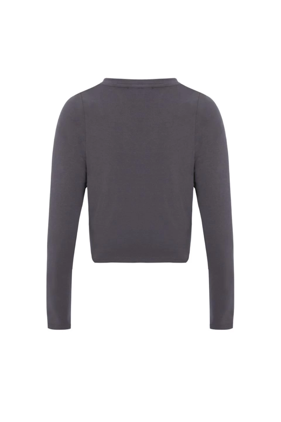 Dazed Steel Grey Twist Front LS Tee 7 Dazed Steel Grey Twist Front LS Tee - Image 5