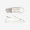 Bandit White Flat Laced Leather Sneaker 2 Bandit White Flat Laced Leather Sneaker -Fashion Clothing Store 3 56ed7953 a3a4 4ef5 b86e b69576b4a08d