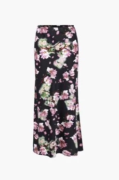 Serpentine Black Floral Satin Bias Cut Midi Skirt 13 Serpentine Black Floral Satin Bias Cut Midi Skirt -Fashion Clothing Store 3 a20b57ad a374 4a7b af4e c50dfec5e13c