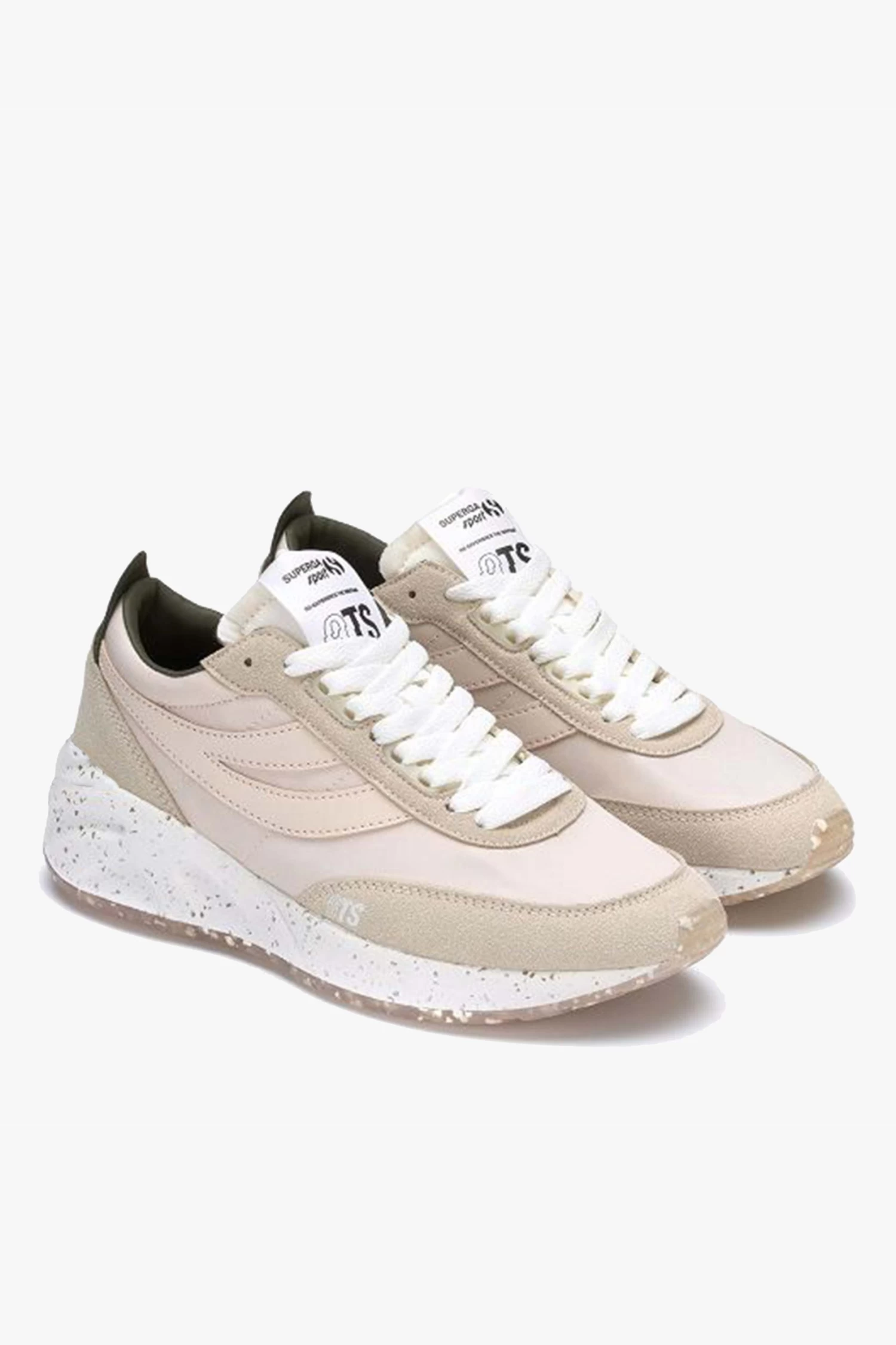 Superga 4089 Pink 9TS Slim Vegan Leather Trainers 4 Superga 4089 Pink 9TS Slim Vegan Leather Trainers - Image 2