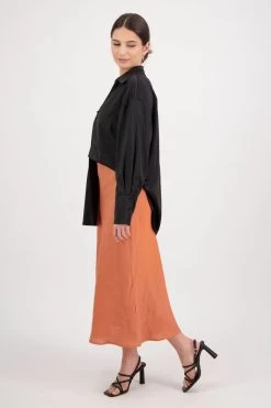 Utopia Rust Linen Bias Cut Midi Skirt 13 Utopia Rust Linen Bias Cut Midi Skirt -Fashion Clothing Store 48577D99 0967 46EA B980 CDBB8436FD51 1 201 a