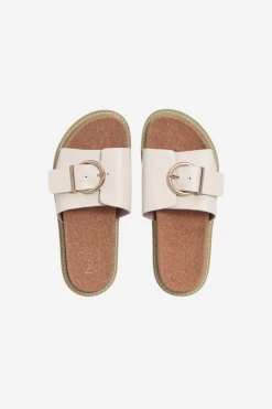 NUDE Nellie Cream Buckle Slide 7 NUDE Nellie Cream Buckle Slide -Fashion Clothing Store 4 2ce4c7fd 9e28 4683 899f 007f12460565
