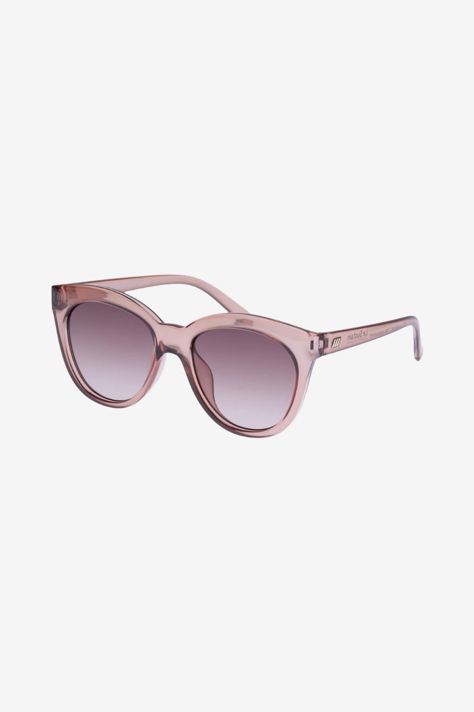 Le Specs Resumption Blush Large Brown Gradient Lens Sunglasses 3 Le Specs Resumption Blush Large Brown Gradient Lens Sunglasses