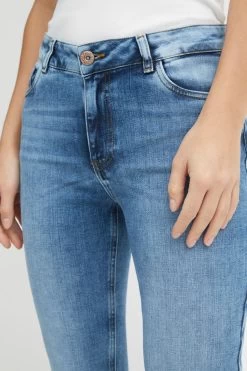 Ria Highwaist Kickflare Blue Denim Jean -Fashion Clothing Store 50207172 200005 350