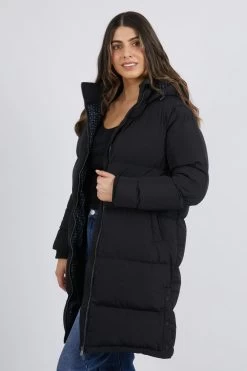 Camilla Long Black Puffer Jacket 8 Camilla Long Black Puffer Jacket -Fashion Clothing Store 5510040.BLK 4 1