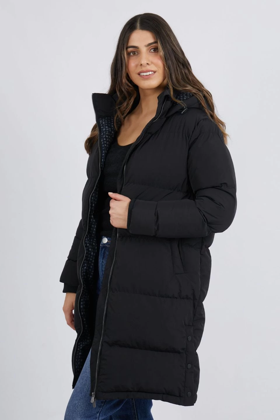 Camilla Long Black Puffer Jacket 5 Camilla Long Black Puffer Jacket - Image 3