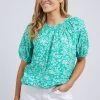 Bloom Emerald Floral Top 1 Bloom Emerald Floral Top -Fashion Clothing Store 5522007.GRN 1 1