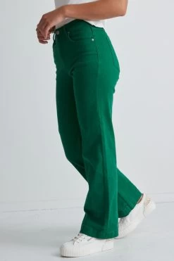 Billie Apple Green Wide Leg Jeans -Fashion Clothing Store 5C674935 742E 41E6 9F51 868DA6A3B5F2 1 201 a