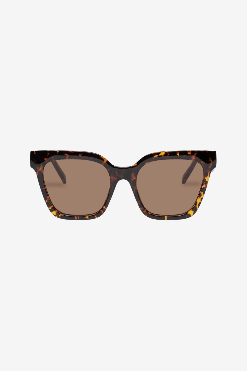 Le Specs Star Glow Dark Tort Brown Large Mono Lens Sunglasses 5 Le Specs Star Glow Dark Tort Brown Large Mono Lens Sunglasses - Image 3