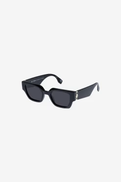 Le Specs Polyblock Black Smoke Mono Lens Sunglasses