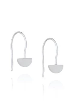 Yolly Semi Circle SS Hook Earrings