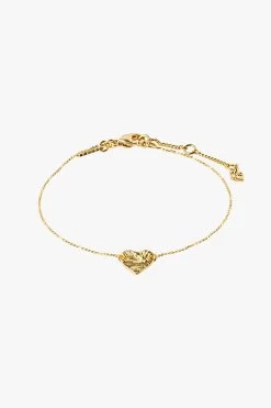 Pilgrim Sophia Heart Bracelet Gold EOL