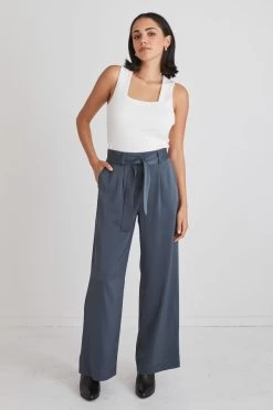 Seductive Petrol Satin Wide Leg Pant 12 Seductive Petrol Satin Wide Leg Pant -Fashion Clothing Store 607A2E85 452A 4180 BED7 68D538B9C642 1 201 a