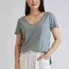 Respect Relaxed Seagrass V Neck Organic Tee 1 Respect Relaxed Seagrass V Neck Organic Tee -Fashion Clothing Store 608809C8 5798 4A57 8161 68E1BB87B210 1 105 c