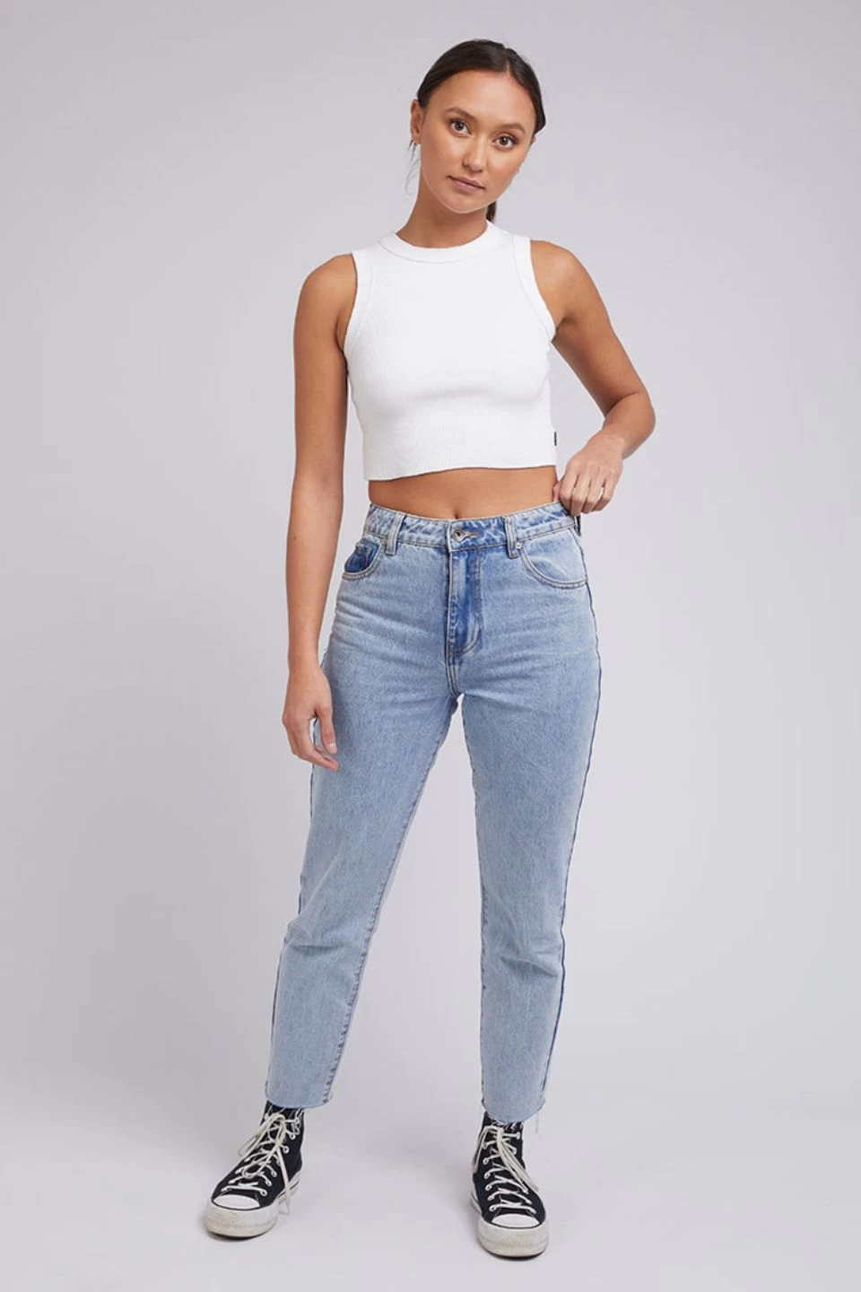 Monica Light Blue Mom Jean 3 Monica Light Blue Mom Jean