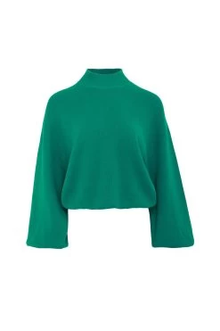 Motivation Palm Green Cotton Fine Knit Boxy Jumper 14 Motivation Palm Green Cotton Fine Knit Boxy Jumper -Fashion Clothing Store 629BB444 A1CD 47C7 B0D6 378A86C7D03D