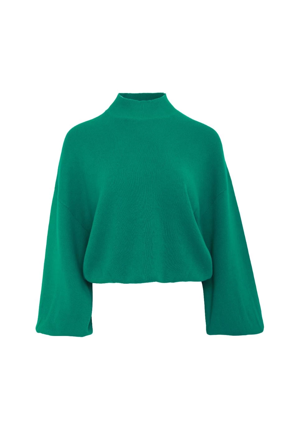 Motivation Palm Green Cotton Fine Knit Boxy Jumper 8 Motivation Palm Green Cotton Fine Knit Boxy Jumper - Image 6
