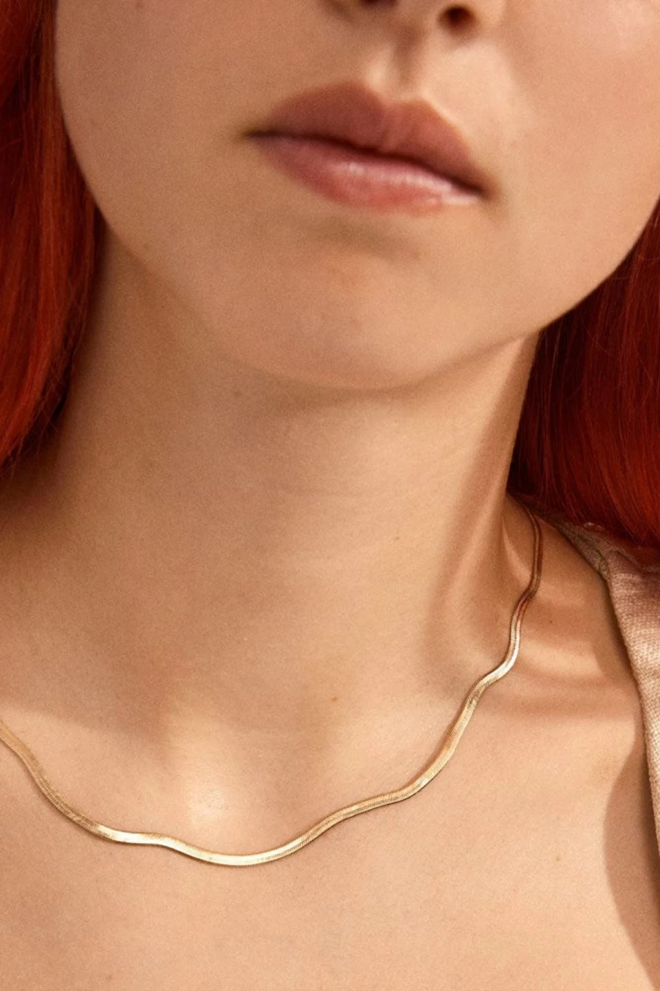 Pilgrim Joanna Gold Plated Snake Chain Necklace 3 Pilgrim Joanna Gold Plated Snake Chain Necklace