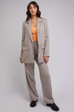 Hailey Grey Pinstripe Blazer 8 Hailey Grey Pinstripe Blazer -Fashion Clothing Store 6418067.GRY 2 1800x1800 1