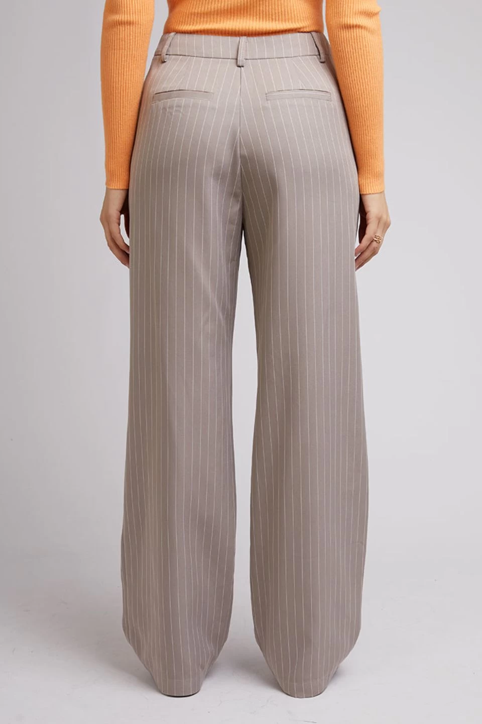 Hailey Grey Pinstripe Pant 5 Hailey Grey Pinstripe Pant - Image 3