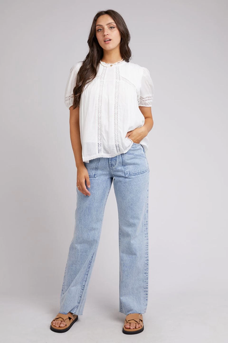 Denver White Detailed Tee 5 Denver White Detailed Tee - Image 3