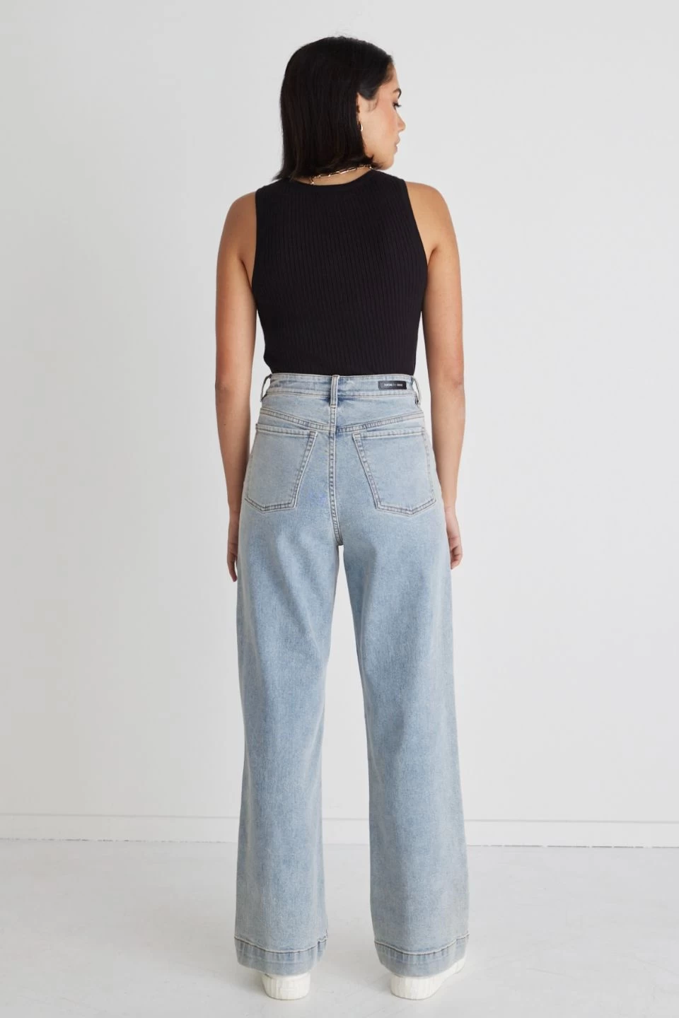 Milly Vintage Blue High Waist Wide Leg Jean 6 Milly Vintage Blue High Waist Wide Leg Jean - Image 4