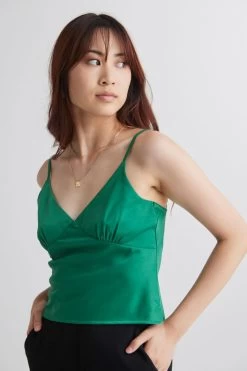 Clique Green Satin Cami -Fashion Clothing Store 6619C512 C004 4425 83B2 82F1CB97F783 1 105 c