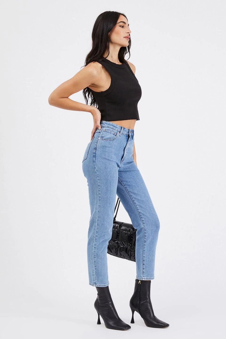 ABRAND JEANS A 94 High Slim Georgia Blue Denim Jean 5 ABRAND JEANS A 94 High Slim Georgia Blue Denim Jean - Image 3