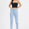 ABRAND JEANS A 94 High Slim Walk Away Pale Blue Denim Jean