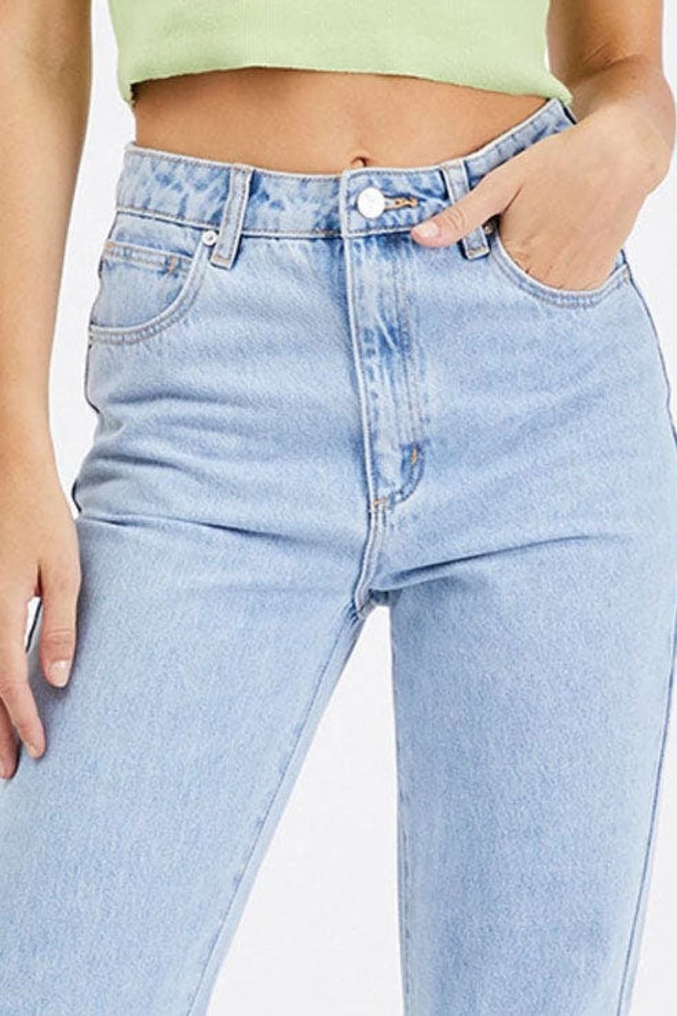 ABRAND JEANS A 94 High Straight Walk Away Blue Denim Jean 4 ABRAND JEANS A 94 High Straight Walk Away Blue Denim Jean - Image 2