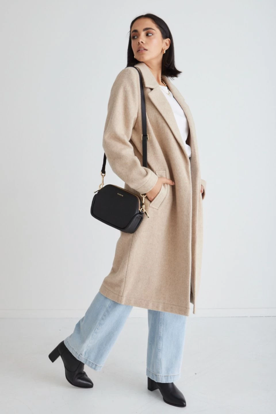 Marlo Oat Felted Coat 4 Marlo Oat Felted Coat - Image 2