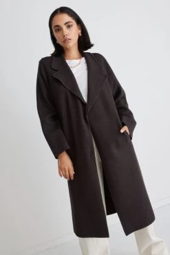Guardian Charcoal Knit Coat