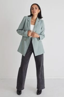 Mason Seafoam Soft Touch Blazer
