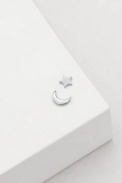 Star + Moon St Silver Stud Earring 5 Star + Moon St Silver Stud Earring -Fashion Clothing Store 7 7eb3ae2f 5cbb 4ae6 a95c 0b5eafdcfb54